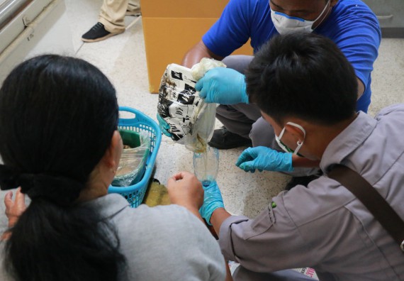 ภาพกิจกรรม ศูนย์วิทยาศาสตร์และวิทยาศาสตร์ประยุกต์ ได้จัดกิจกรรม การกำจัดสารเคมีอันตราย จากห้องปฏิบัติการ