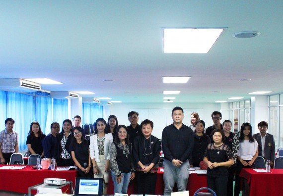 ภาพกิจกรรม คณะวิทยาศาสตร์และเทคโนโลยี เข้าร่วม โครงการพัฒนาสมรรถนะวิจัย เรื่อง การออกแบบและเทคนิคการทำวิจัยเพื่อพัฒนาท้องถิ่น