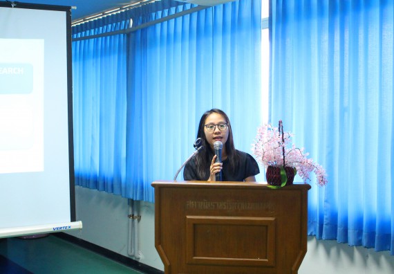 ภาพกิจกรรม คณะวิทยาศาสตร์และเทคโนโลยี เข้าร่วม โครงการพัฒนาสมรรถนะวิจัย เรื่อง การออกแบบและเทคนิคการทำวิจัยเพื่อพัฒนาท้องถิ่น