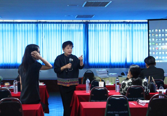 ภาพกิจกรรม คณะวิทยาศาสตร์และเทคโนโลยี เข้าร่วม โครงการพัฒนาสมรรถนะวิจัย เรื่อง การออกแบบและเทคนิคการทำวิจัยเพื่อพัฒนาท้องถิ่น