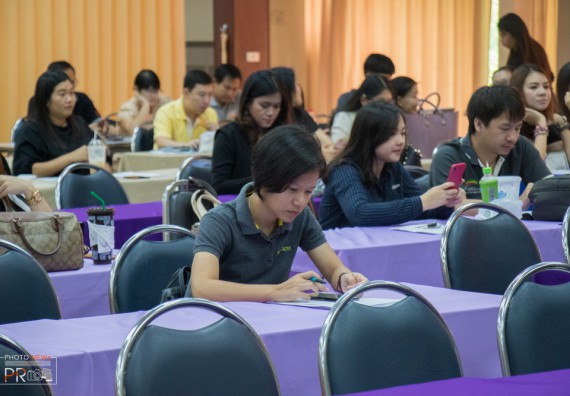 ภาพกิจกรรม คณะวิทยาศาสตร์และเทคโนโลยี เข้าร่วม โครงการอบรม เรื่อง การบริหารหลักสูตรตามกรอบมาตรฐานคุณวุฒิ