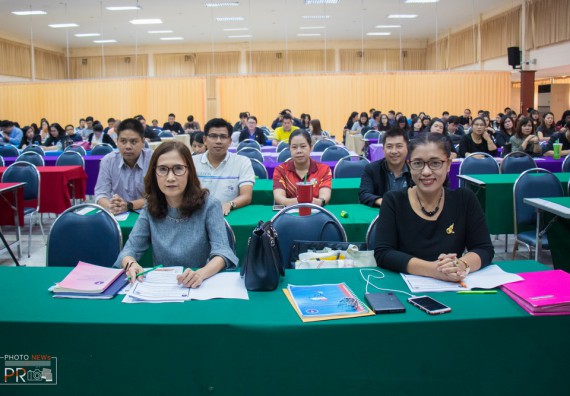 ภาพกิจกรรม คณะวิทยาศาสตร์และเทคโนโลยี เข้าร่วม โครงการอบรม เรื่อง การบริหารหลักสูตรตามกรอบมาตรฐานคุณวุฒิ