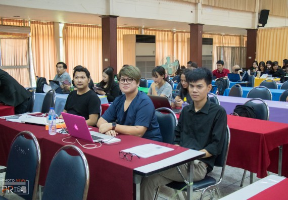 ภาพกิจกรรม คณะวิทยาศาสตร์และเทคโนโลยี เข้าร่วม โครงการอบรม เรื่อง การบริหารหลักสูตรตามกรอบมาตรฐานคุณวุฒิ