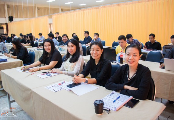 ภาพกิจกรรม คณะวิทยาศาสตร์และเทคโนโลยี เข้าร่วม โครงการอบรม เรื่อง การบริหารหลักสูตรตามกรอบมาตรฐานคุณวุฒิ