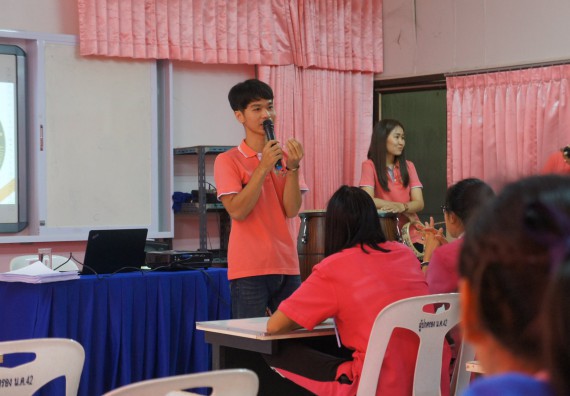 ภาพกิจกรรม โปรแกรมชีววิทยา จัดกิจกรรมบริการวิชาการแนะแนวการศึกษาโปรแกรมชีววิทยา