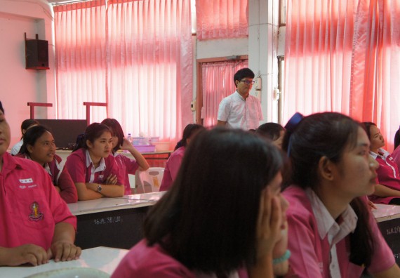 ภาพกิจกรรม โปรแกรมชีววิทยา จัดกิจกรรมบริการวิชาการแนะแนวการศึกษาโปรแกรมชีววิทยา