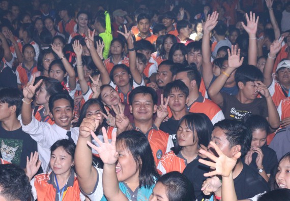 ภาพกิจกรรม นักศึกษาคณะวิทยาศาสตร์และเทคโนโลยี ชั้นปีที่ 1 เข้าร่วมกิจกรรมประกวดเฟรชชี่ ปีการศึกษา 2562 