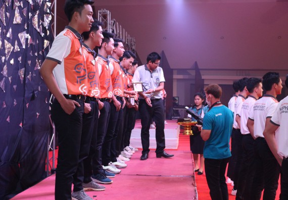 ภาพกิจกรรม นักศึกษาคณะวิทยาศาสตร์และเทคโนโลยี ชั้นปีที่ 1 เข้าร่วมกิจกรรมประกวดเฟรชชี่ ปีการศึกษา 2562 