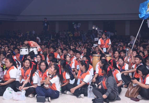 ภาพกิจกรรม นักศึกษาคณะวิทยาศาสตร์และเทคโนโลยี ชั้นปีที่ 1 เข้าร่วมกิจกรรมประกวดเฟรชชี่ ปีการศึกษา 2562 