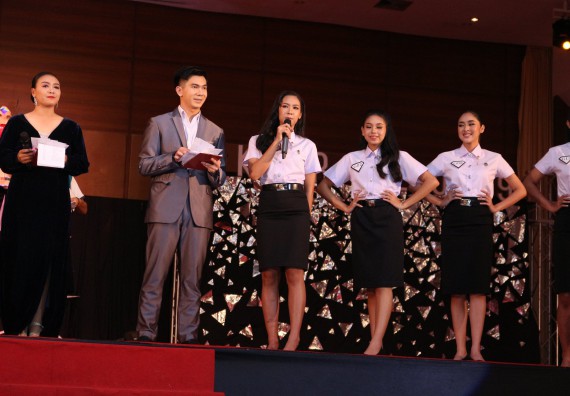 ภาพกิจกรรม นักศึกษาคณะวิทยาศาสตร์และเทคโนโลยี ชั้นปีที่ 1 เข้าร่วมกิจกรรมประกวดเฟรชชี่ ปีการศึกษา 2562 