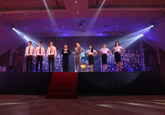 ภาพกิจกรรม นักศึกษาคณะวิทยาศาสตร์และเทคโนโลยี ชั้นปีที่ 1 เข้าร่วมกิจกรรมประกวดเฟรชชี่ ปีการศึกษา 2562 