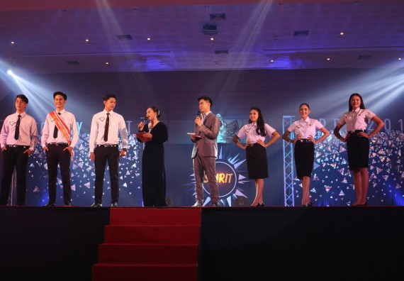 ภาพกิจกรรม นักศึกษาคณะวิทยาศาสตร์และเทคโนโลยี ชั้นปีที่ 1 เข้าร่วมกิจกรรมประกวดเฟรชชี่ ปีการศึกษา 2562 