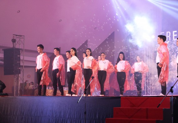 ภาพกิจกรรม นักศึกษาคณะวิทยาศาสตร์และเทคโนโลยี ชั้นปีที่ 1 เข้าร่วมกิจกรรมประกวดเฟรชชี่ ปีการศึกษา 2562 