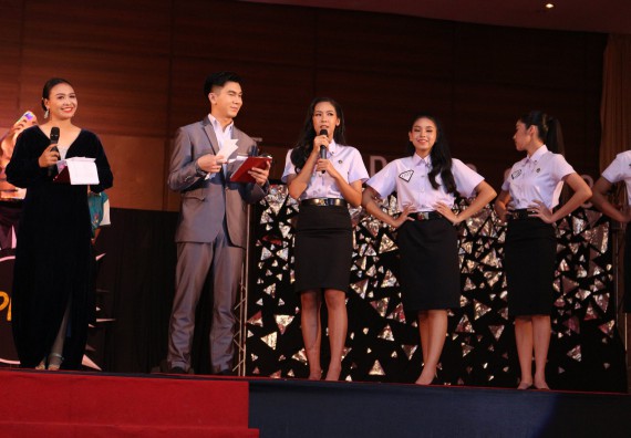 ภาพกิจกรรม นักศึกษาคณะวิทยาศาสตร์และเทคโนโลยี ชั้นปีที่ 1 เข้าร่วมกิจกรรมประกวดเฟรชชี่ ปีการศึกษา 2562 