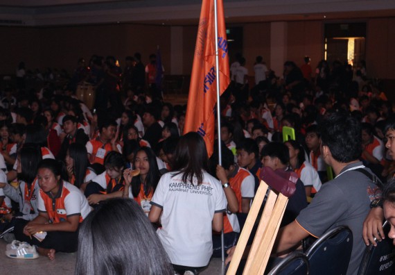 ภาพกิจกรรม นักศึกษาคณะวิทยาศาสตร์และเทคโนโลยี ชั้นปีที่ 1 เข้าร่วมกิจกรรมประกวดเฟรชชี่ ปีการศึกษา 2562 