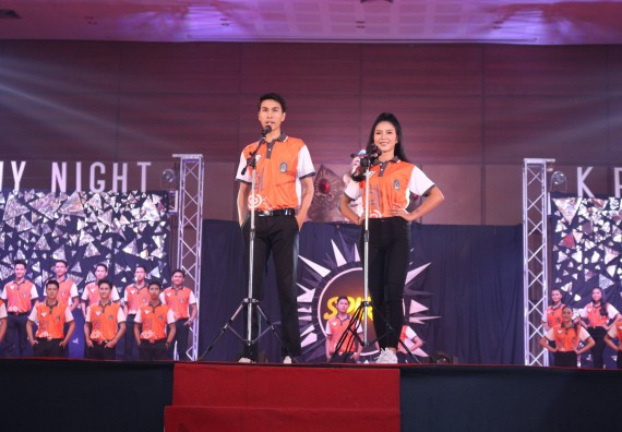 ภาพกิจกรรม นักศึกษาคณะวิทยาศาสตร์และเทคโนโลยี ชั้นปีที่ 1 เข้าร่วมกิจกรรมประกวดเฟรชชี่ ปีการศึกษา 2562 