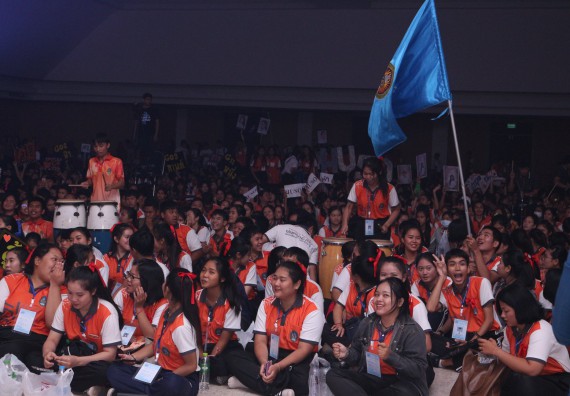 ภาพกิจกรรม นักศึกษาคณะวิทยาศาสตร์และเทคโนโลยี ชั้นปีที่ 1 เข้าร่วมกิจกรรมประกวดเฟรชชี่ ปีการศึกษา 2562 