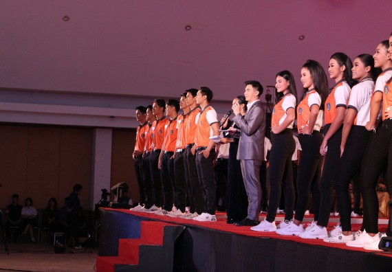 ภาพกิจกรรม นักศึกษาคณะวิทยาศาสตร์และเทคโนโลยี ชั้นปีที่ 1 เข้าร่วมกิจกรรมประกวดเฟรชชี่ ปีการศึกษา 2562 