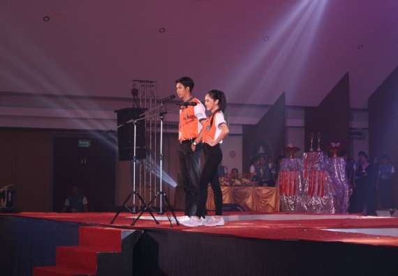 ภาพกิจกรรม นักศึกษาคณะวิทยาศาสตร์และเทคโนโลยี ชั้นปีที่ 1 เข้าร่วมกิจกรรมประกวดเฟรชชี่ ปีการศึกษา 2562 