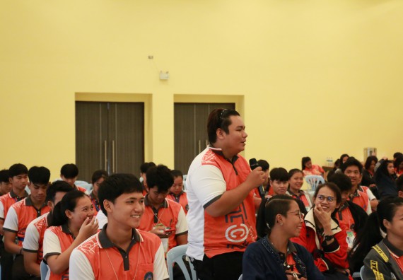 ภาพกิจกรรม คณะวิทยาศาสตร์และเทคโนโลยี จัดอบรมเชิงปฏิบัติการเรื่อง การพัฒนานักศึกษาเพื่อการผลิตสื่อสร้างสรรค์ กิจกรรมพัฒนาความรู้ให้กับนักศึกษาและศิษย์เก่า 