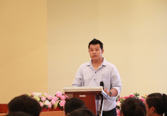 ภาพกิจกรรม คณะวิทยาศาสตร์และเทคโนโลยี จัดอบรมเชิงปฏิบัติการเรื่อง การพัฒนานักศึกษาเพื่อการผลิตสื่อสร้างสรรค์ กิจกรรมพัฒนาความรู้ให้กับนักศึกษาและศิษย์เก่า 