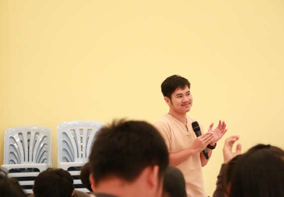 ภาพกิจกรรม คณะวิทยาศาสตร์และเทคโนโลยี จัดอบรมเชิงปฏิบัติการเรื่อง การพัฒนานักศึกษาเพื่อการผลิตสื่อสร้างสรรค์ กิจกรรมพัฒนาความรู้ให้กับนักศึกษาและศิษย์เก่า 