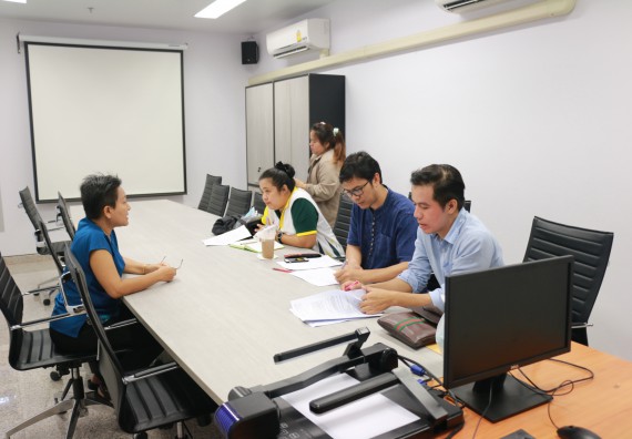 ภาพกิจกรรม คณะวิทยาศาสตร์และเทคโนโลยี จัดประชุมพิจารณาการดำเนินงานตามตัวชี้วัดของโครงการศูนย์ความเป็นเลิศ