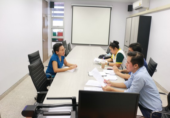 ภาพกิจกรรม คณะวิทยาศาสตร์และเทคโนโลยี จัดประชุมพิจารณาการดำเนินงานตามตัวชี้วัดของโครงการศูนย์ความเป็นเลิศ