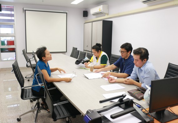 ภาพกิจกรรม คณะวิทยาศาสตร์และเทคโนโลยี จัดประชุมพิจารณาการดำเนินงานตามตัวชี้วัดของโครงการศูนย์ความเป็นเลิศ