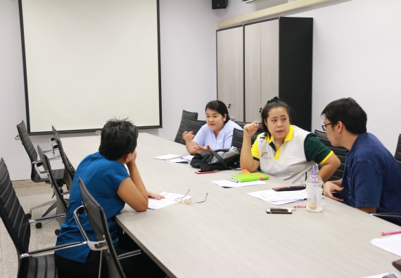 ภาพกิจกรรม คณะวิทยาศาสตร์และเทคโนโลยี จัดประชุมพิจารณาการดำเนินงานตามตัวชี้วัดของโครงการศูนย์ความเป็นเลิศ