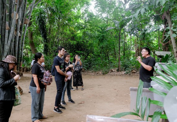 ภาพกิจกรรม คณะวิทยาศาสตร์และเทคโนโลยี จัดอบรมเชิงปฏิบัติการเพื่อเสริมสร้างสมรรถนะบุคคลากรด้านวิทยาศาสตร์และเทคโนโลยีในการทำวิจัยด้านความหลากหลายของพืช สมุนไพรเพื่อรักษาโรคเรื้อรัง จุลลินชีพที่มีประโยชน์