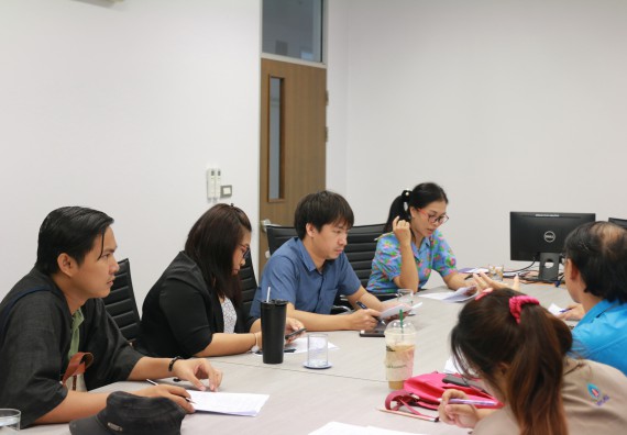 ภาพกิจกรรม คณะวิทยาศาสตร์และเทคโนโลยี จัดประชุม เรื่อง การจัดค่ายวิทยาศาสตร์โรงเรียนอนุบาลกำแพงเพชร