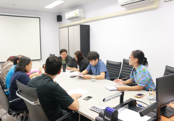 ภาพกิจกรรม คณะวิทยาศาสตร์และเทคโนโลยี จัดประชุม เรื่อง การจัดค่ายวิทยาศาสตร์โรงเรียนอนุบาลกำแพงเพชร