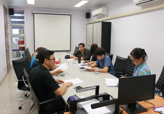 ภาพกิจกรรม คณะวิทยาศาสตร์และเทคโนโลยี จัดประชุม เรื่อง การจัดค่ายวิทยาศาสตร์โรงเรียนอนุบาลกำแพงเพชร