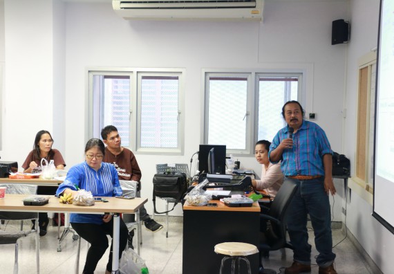 ภาพกิจกรรม โปรแกรมวิชาวิทยาศาสตร์สิ่งแวดล้อม จัดประชุมชี้แจงให้ความรู้เกี่ยวกับเครือข่ายป่าไม้ภาคพลเมือง