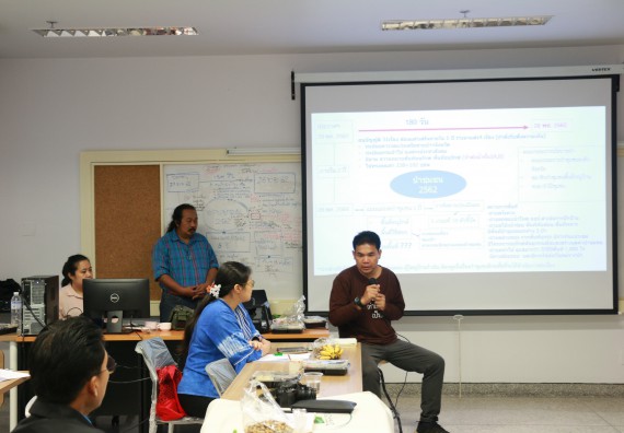 ภาพกิจกรรม โปรแกรมวิชาวิทยาศาสตร์สิ่งแวดล้อม จัดประชุมชี้แจงให้ความรู้เกี่ยวกับเครือข่ายป่าไม้ภาคพลเมือง