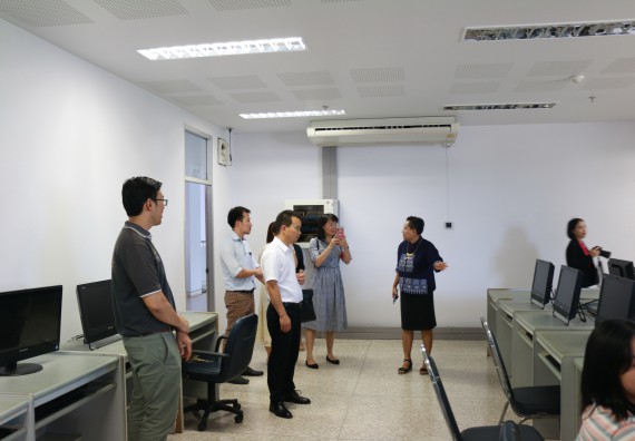 ภาพกิจกรรม คณะวิทยาศาสตร์และเทคโนโลยี ได้ต้อนรับคณะผู้บริหารจากโรงเรียน Qujing Qilin Changxin Vacational School of Technology ประเทศสาธารณรัฐประชาชนจีน