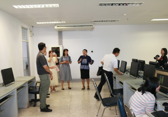 ภาพกิจกรรม คณะวิทยาศาสตร์และเทคโนโลยี ได้ต้อนรับคณะผู้บริหารจากโรงเรียน Qujing Qilin Changxin Vacational School of Technology ประเทศสาธารณรัฐประชาชนจีน