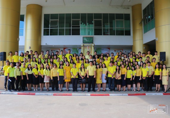 ภาพกิจกรรม คณะวิทยาศาสตร์และเทคโนโลยี เข้าร่วม พิธีน้อมรำลึกในพระมหากรุณาธิคุณ พระบาทสมเด็จพระบรมชนกาธิเบศรฯ เนื่องในวันคล้ายวันสวรรคต