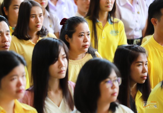 ภาพกิจกรรม คณะวิทยาศาสตร์และเทคโนโลยี เข้าร่วม พิธีน้อมรำลึกในพระมหากรุณาธิคุณ พระบาทสมเด็จพระบรมชนกาธิเบศรฯ เนื่องในวันคล้ายวันสวรรคต