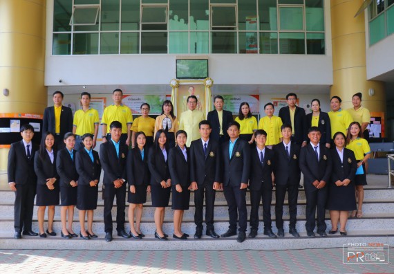 ภาพกิจกรรม คณะวิทยาศาสตร์และเทคโนโลยี เข้าร่วม พิธีน้อมรำลึกในพระมหากรุณาธิคุณ พระบาทสมเด็จพระบรมชนกาธิเบศรฯ เนื่องในวันคล้ายวันสวรรคต