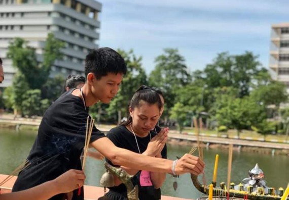 ภาพกิจกรรม โปรแกรมวิชาวิทยาศาสตร์สิ่งแวดล้อม จัดกิจกรรมสานสัมพันธ์พี่น้อง