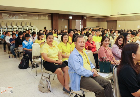 ภาพกิจกรรม คณะวิทยาศาสตร์และเทคโนโลยี เข้าร่วม โครงการอบรมสัมมนาเป็นคณะ เรื่อง เงินกองทุนพนักงานมหาวิทยาลัย