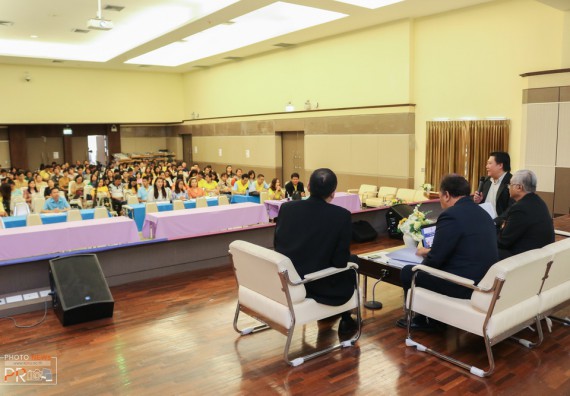 ภาพกิจกรรม คณะวิทยาศาสตร์และเทคโนโลยี เข้าร่วม โครงการอบรมสัมมนาเป็นคณะ เรื่อง เงินกองทุนพนักงานมหาวิทยาลัย