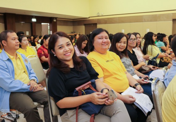 ภาพกิจกรรม คณะวิทยาศาสตร์และเทคโนโลยี เข้าร่วม โครงการอบรมสัมมนาเป็นคณะ เรื่อง เงินกองทุนพนักงานมหาวิทยาลัย