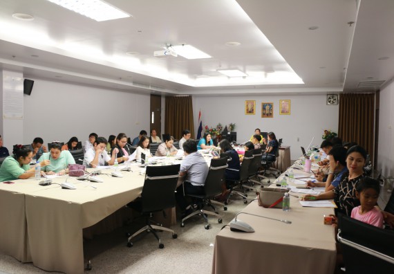 ภาพกิจกรรม คณะวิทยาศาสตร์และเทคโนโลยี จัดประชุมทำความเข้าใจ และหารือข้อปัญหา อุปสรรค ในการจัดทำเอกสารเบิกจ่ายงบประมาณ