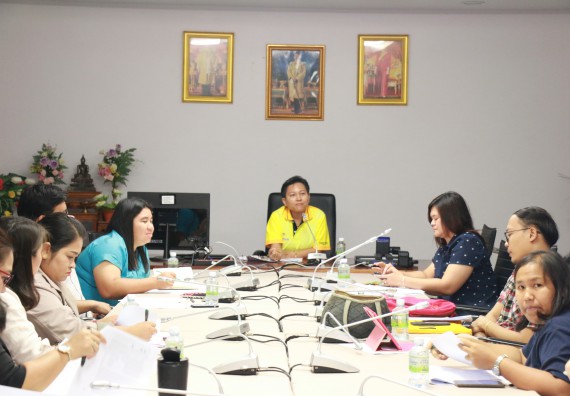 ภาพกิจกรรม คณะวิทยาศาสตร์และเทคโนโลยี จัดประชุมทำความเข้าใจ และหารือข้อปัญหา อุปสรรค ในการจัดทำเอกสารเบิกจ่ายงบประมาณ