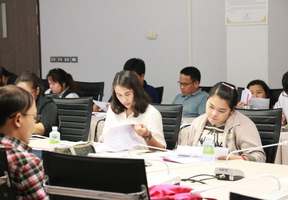 ภาพกิจกรรม คณะวิทยาศาสตร์และเทคโนโลยี จัดประชุมทำความเข้าใจ และหารือข้อปัญหา อุปสรรค ในการจัดทำเอกสารเบิกจ่ายงบประมาณ