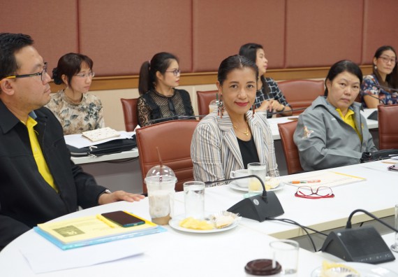 ภาพกิจกรรม คณะวิทยาศาสตร์และเทคโนโลยี เข้าร่วม กิจกรรมแลกเปลี่ยนเรียนรู้การใช้ประโยชน์และพัฒนาหลักสูตรด้วยเกณฑ์ AUN-QA ที่มุ่งเน้นผลลัพธ์การเรียนรู้