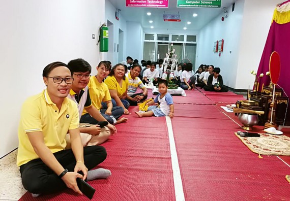 ภาพกิจกรรม โปรแกรมวิชาวิทยาการคอมพิวเตอร์ จัดกิจกรรมสายสัมพันธ์น้องพี่ ทำบุญ และกีฬา ประจำปี 2562